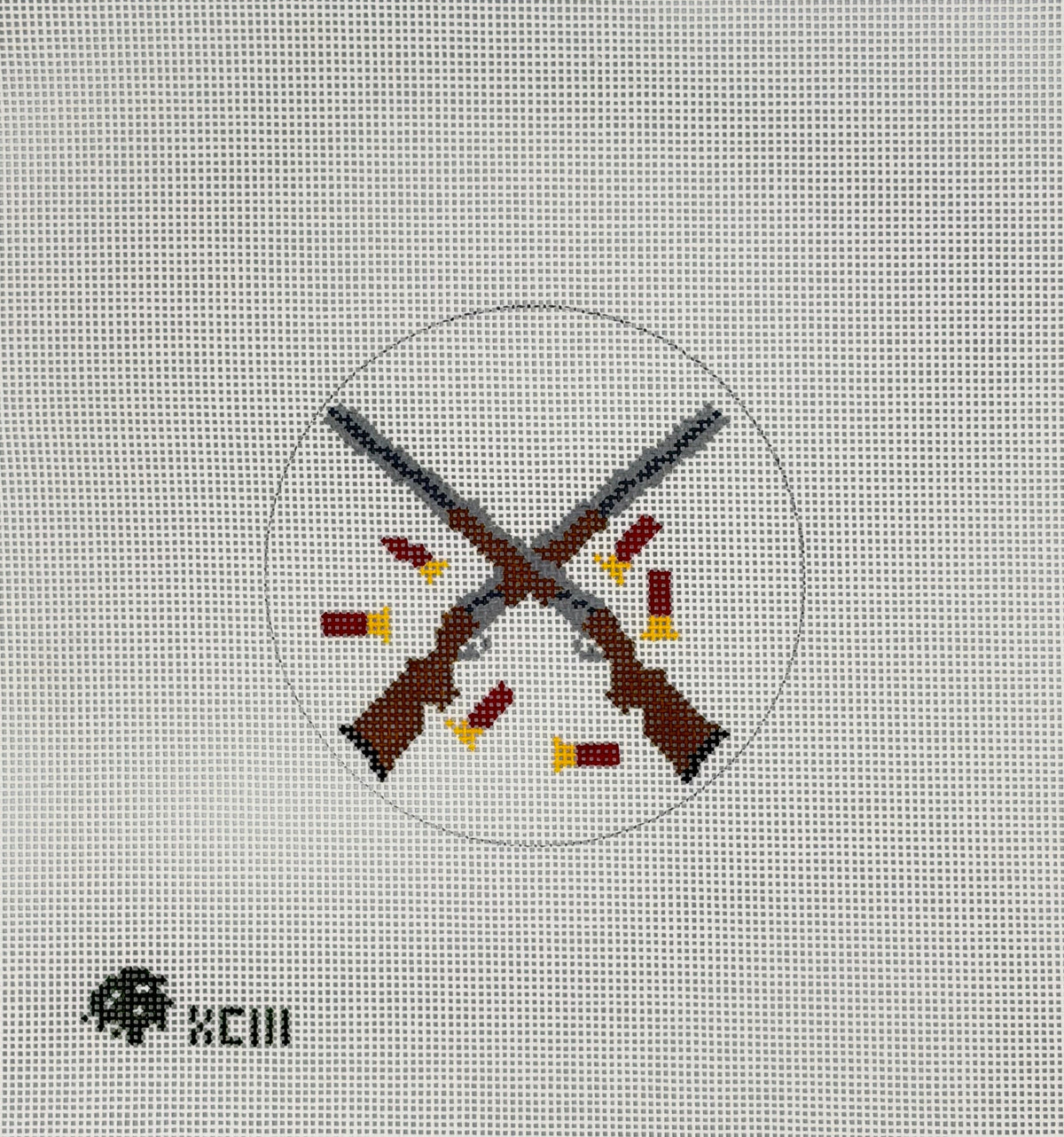 Crossed Shotgun Canvas