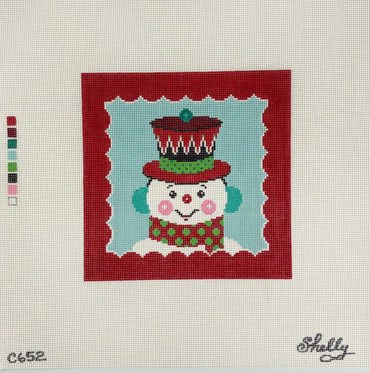Dapper Snowman Canvas