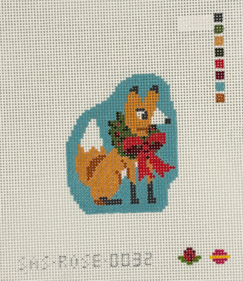 Christmas Fox Canvas