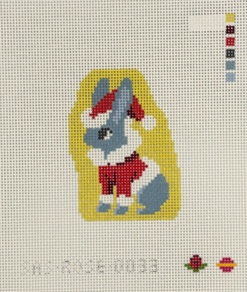 Santa Bunny Canvas