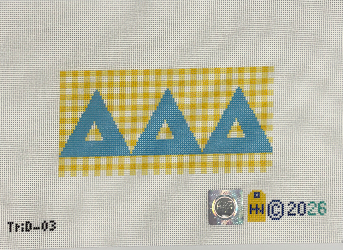Greek Series Purse Inserts - Tri Delta Canvas