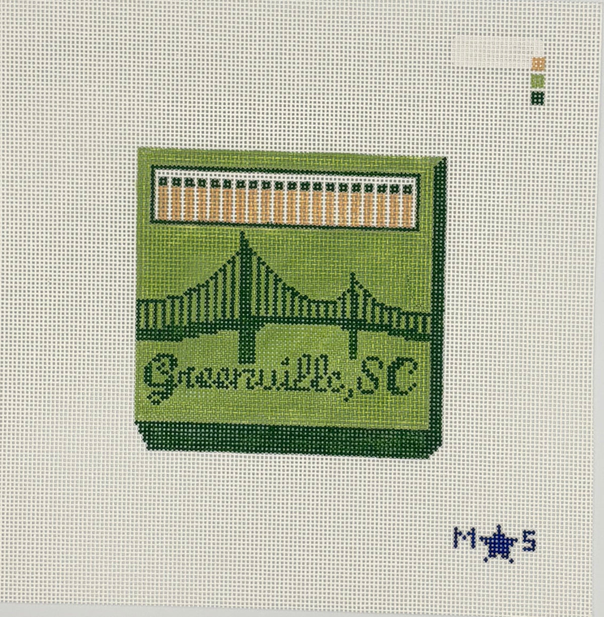 Greenville, SC Matchbox Canvas