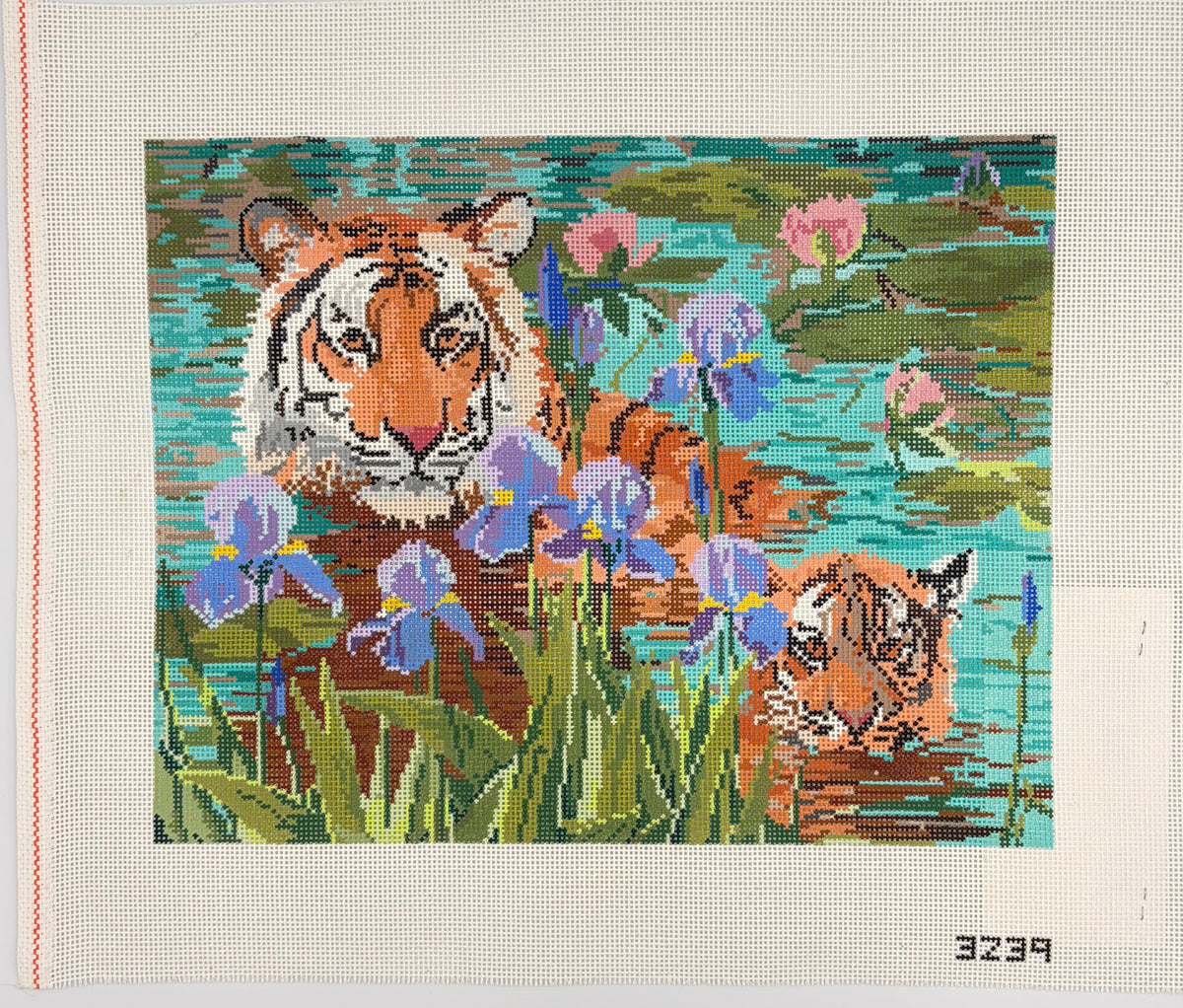 Mom and Baby Tiger Canvas