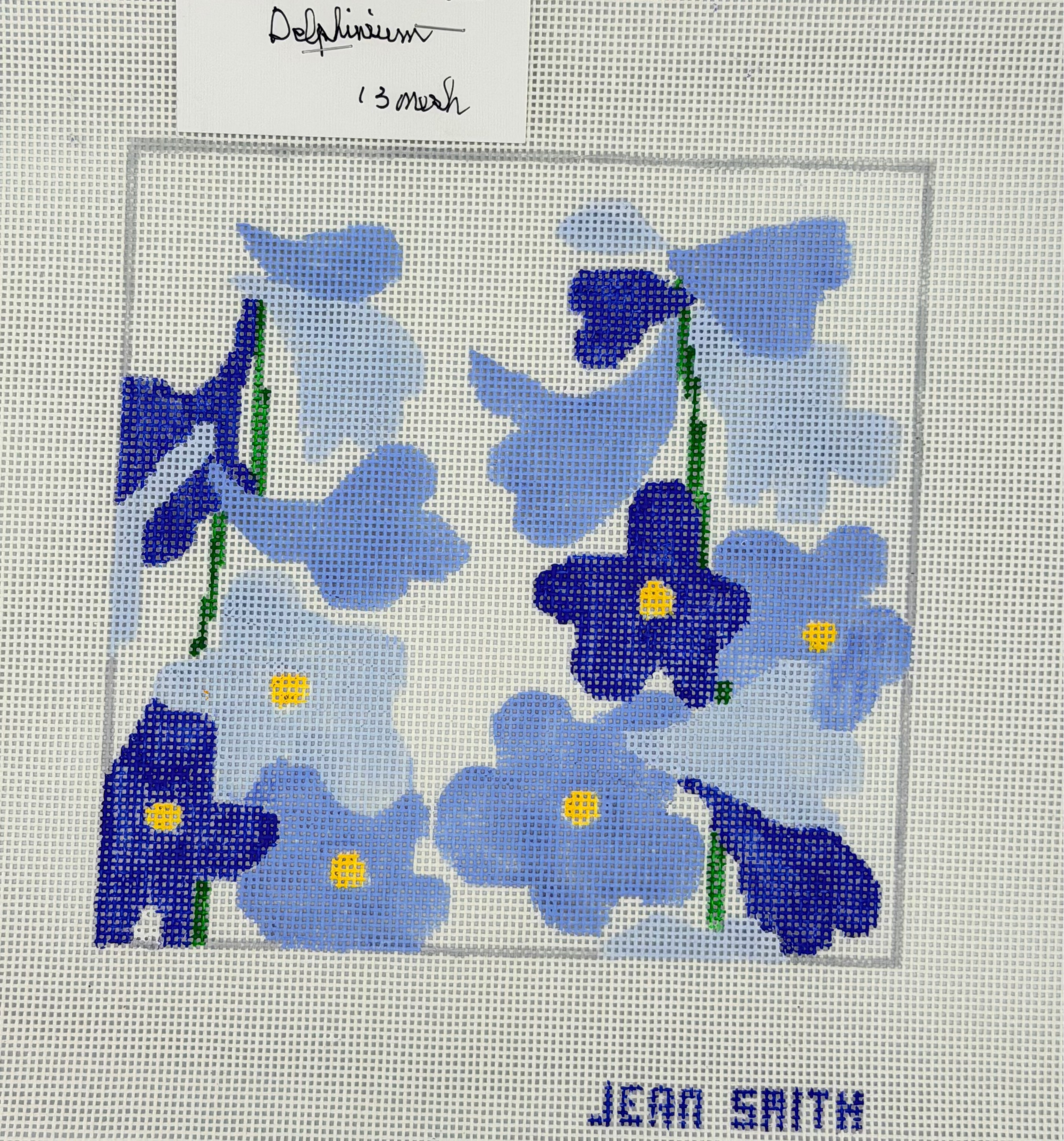 Delphinium Canvas