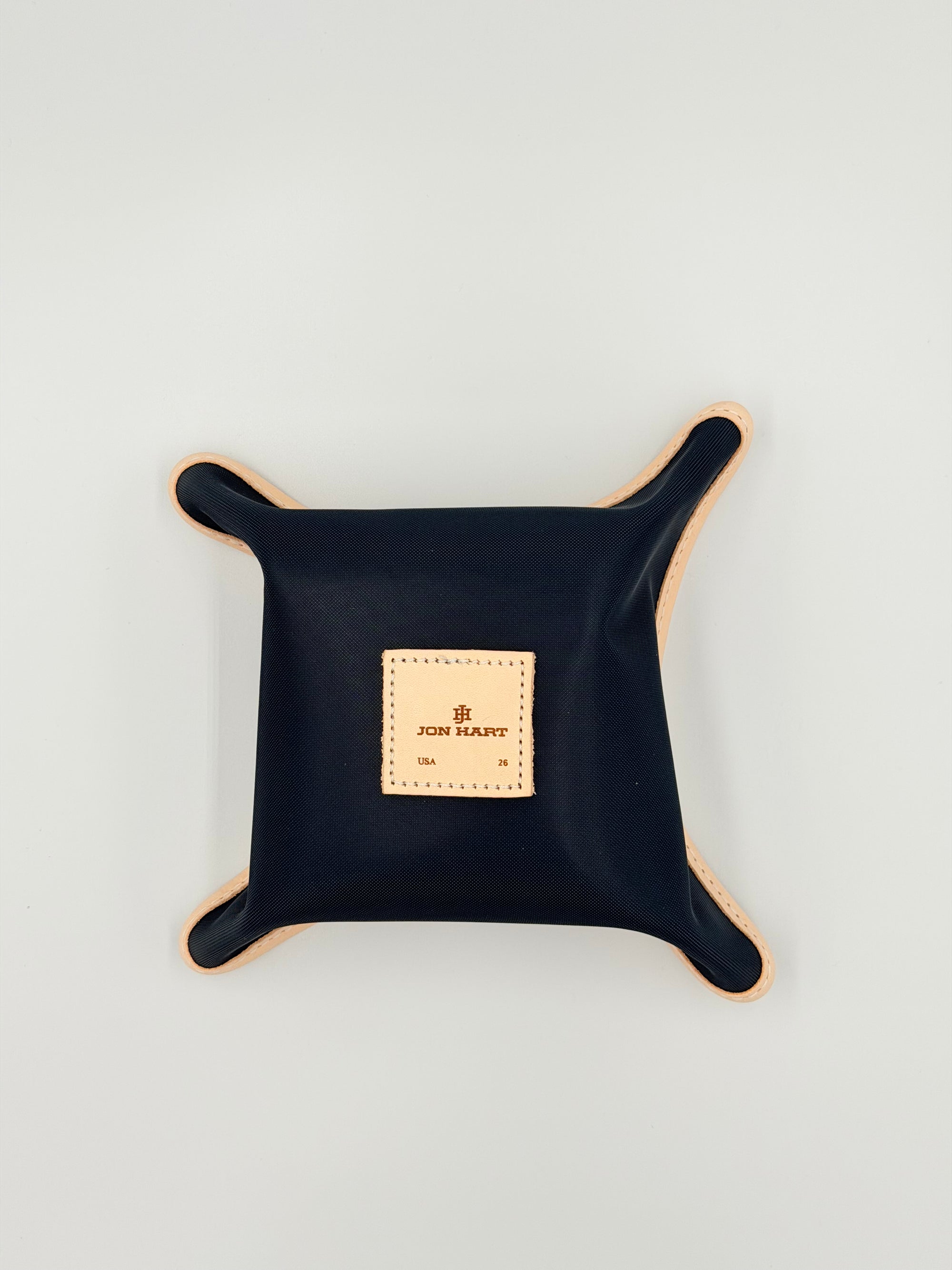 Catch All Navy Coated Canvas