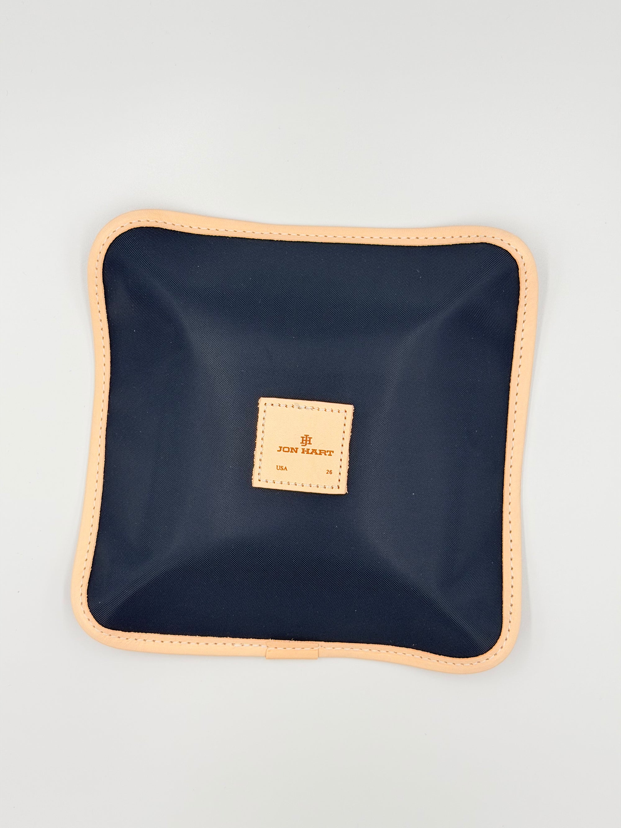 Catch All Navy Coated Canvas