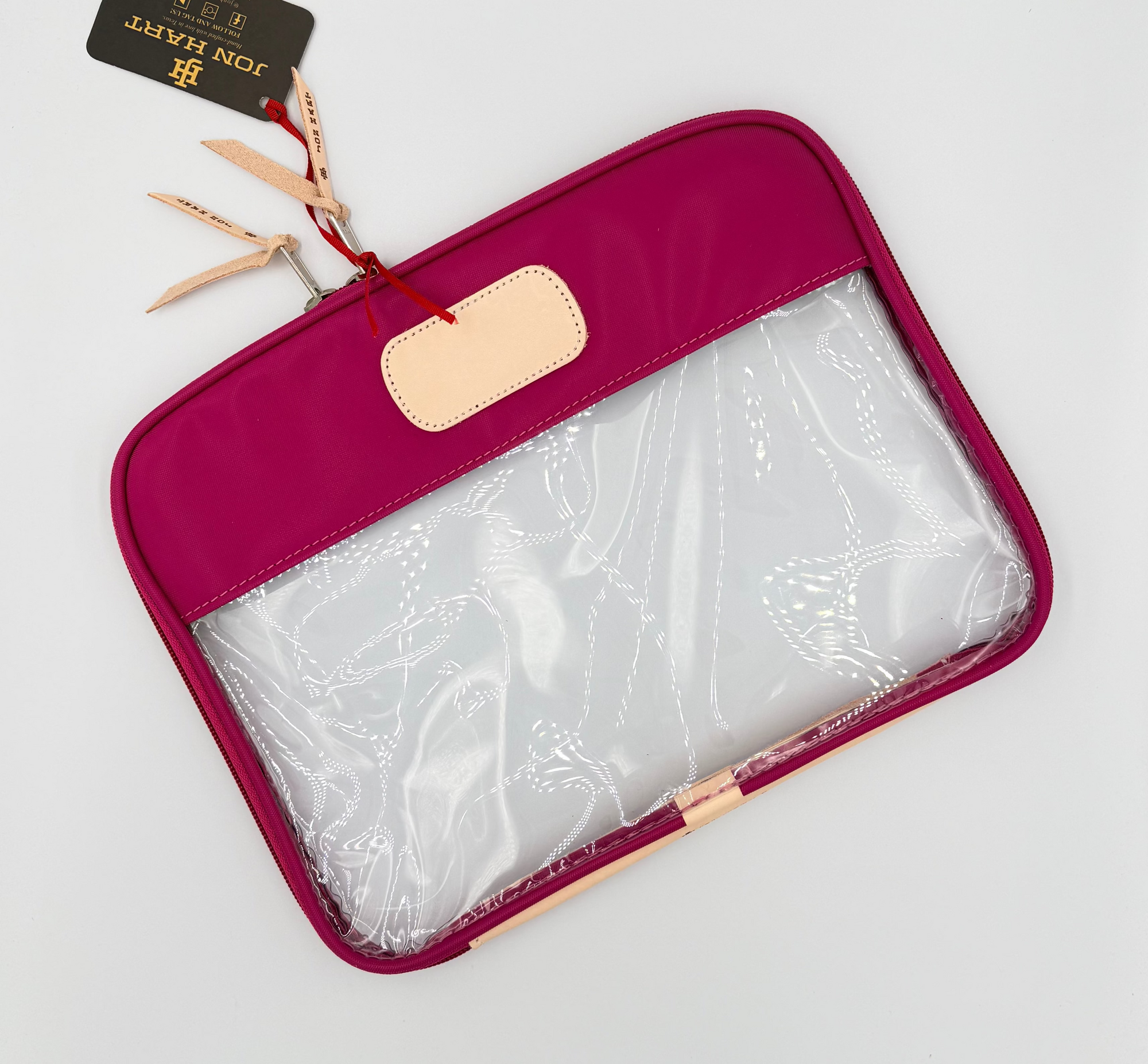 Clear Folio Berry Coated Canvas