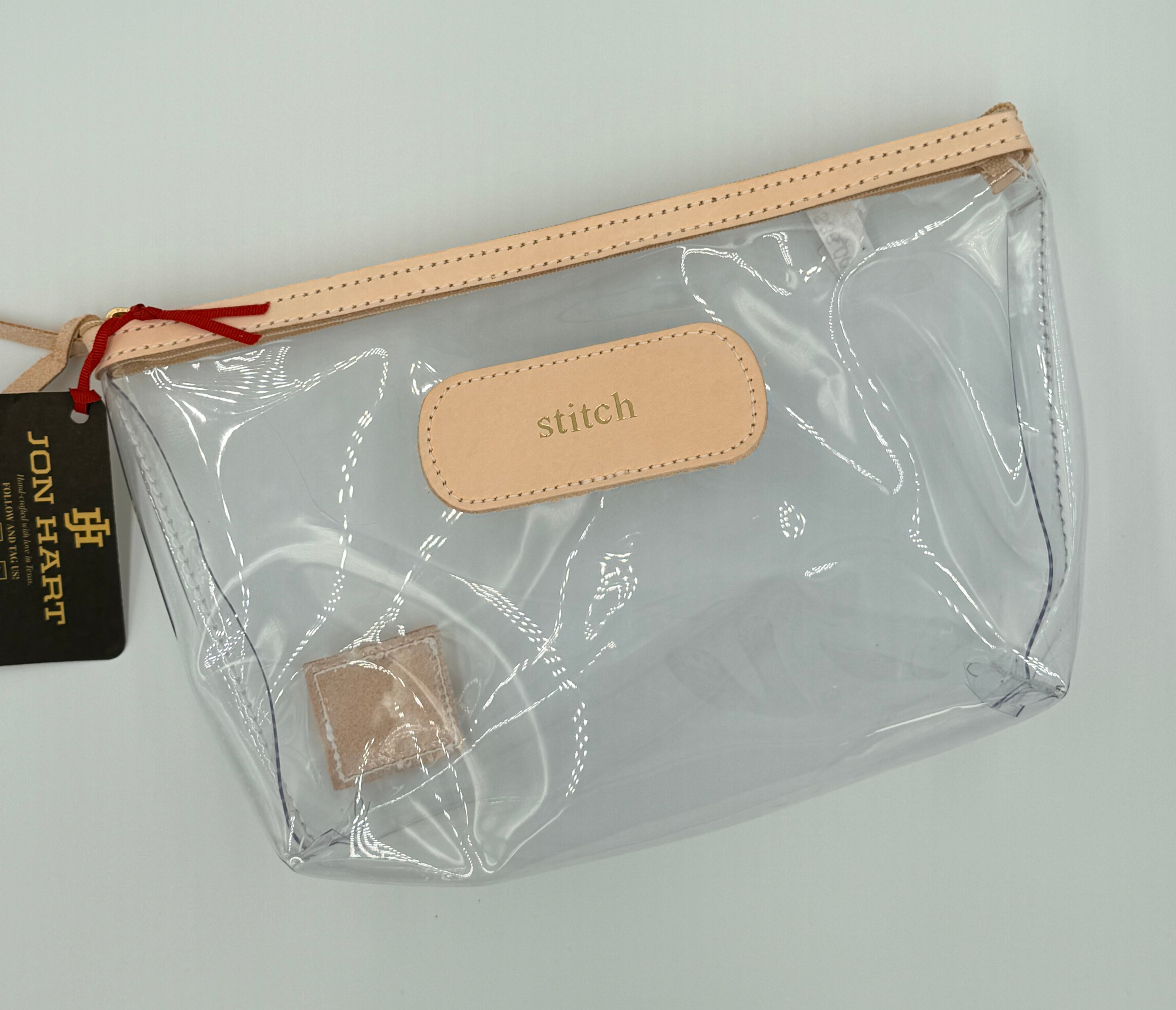 Clear Grande Natural Leather with "Stitch"