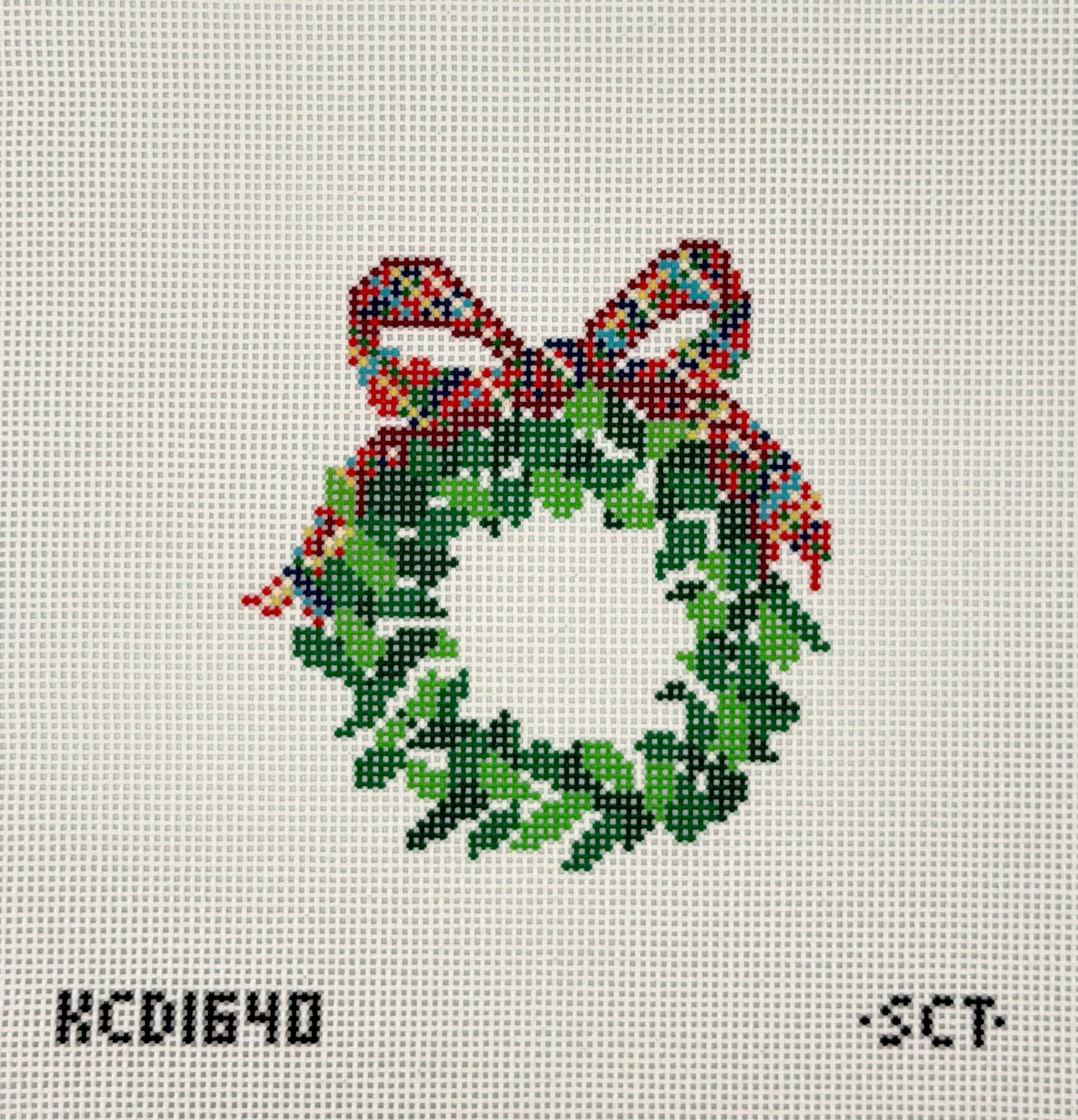 Plaid Wreath Canvas