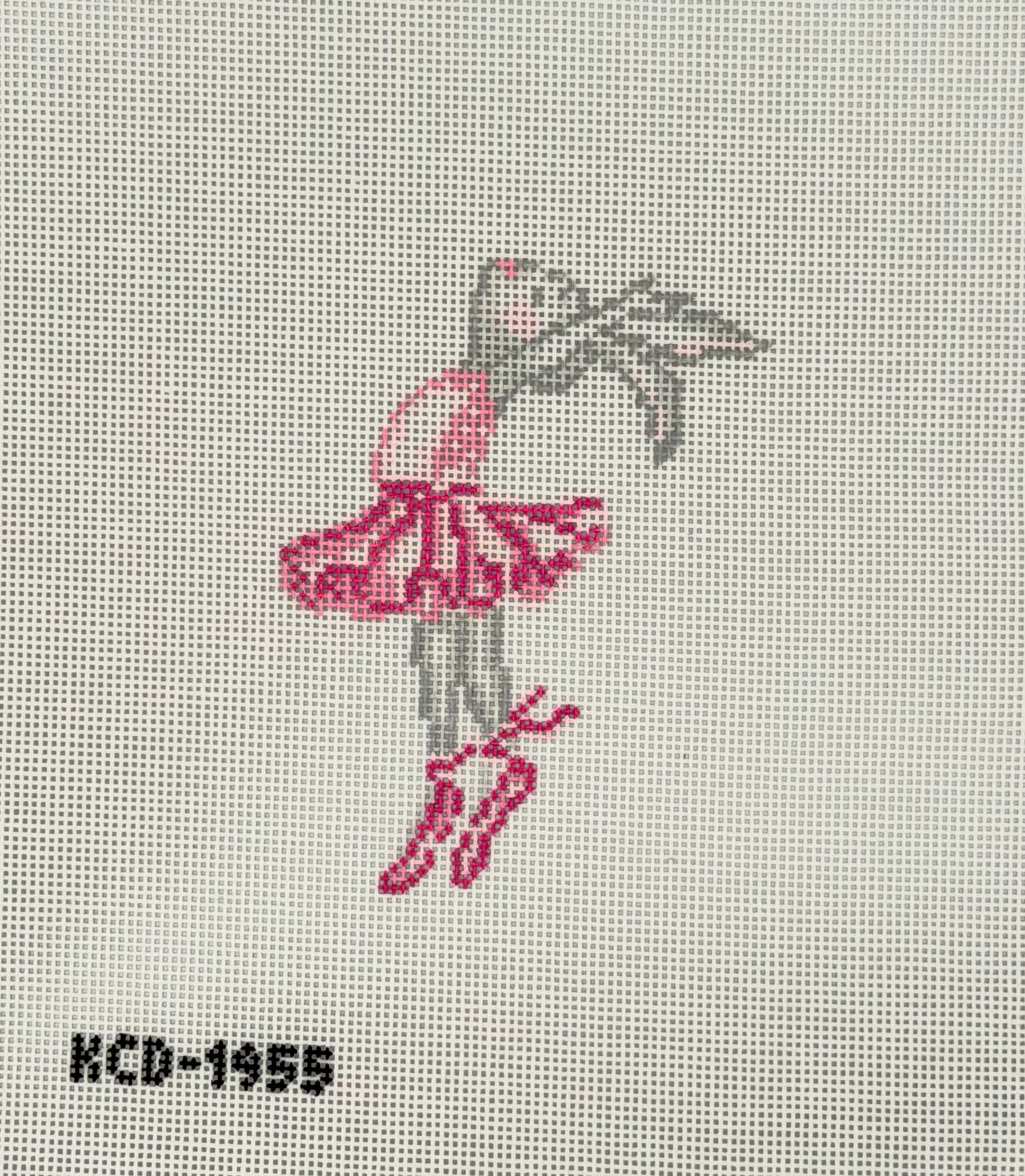 Stretching Ballet Bunny Canvas