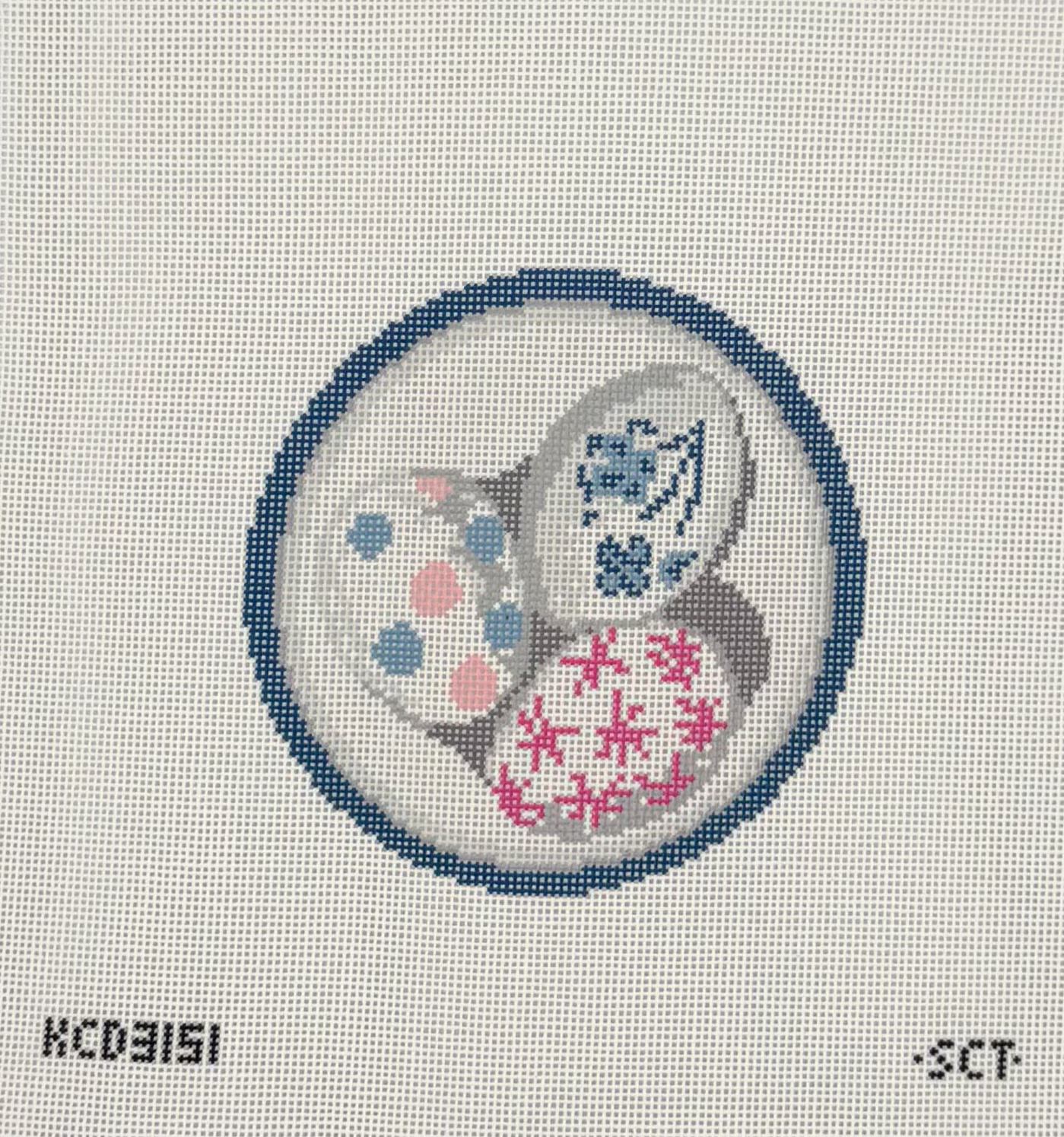 Life is Like a Bowl of Eggies Printed Canvas