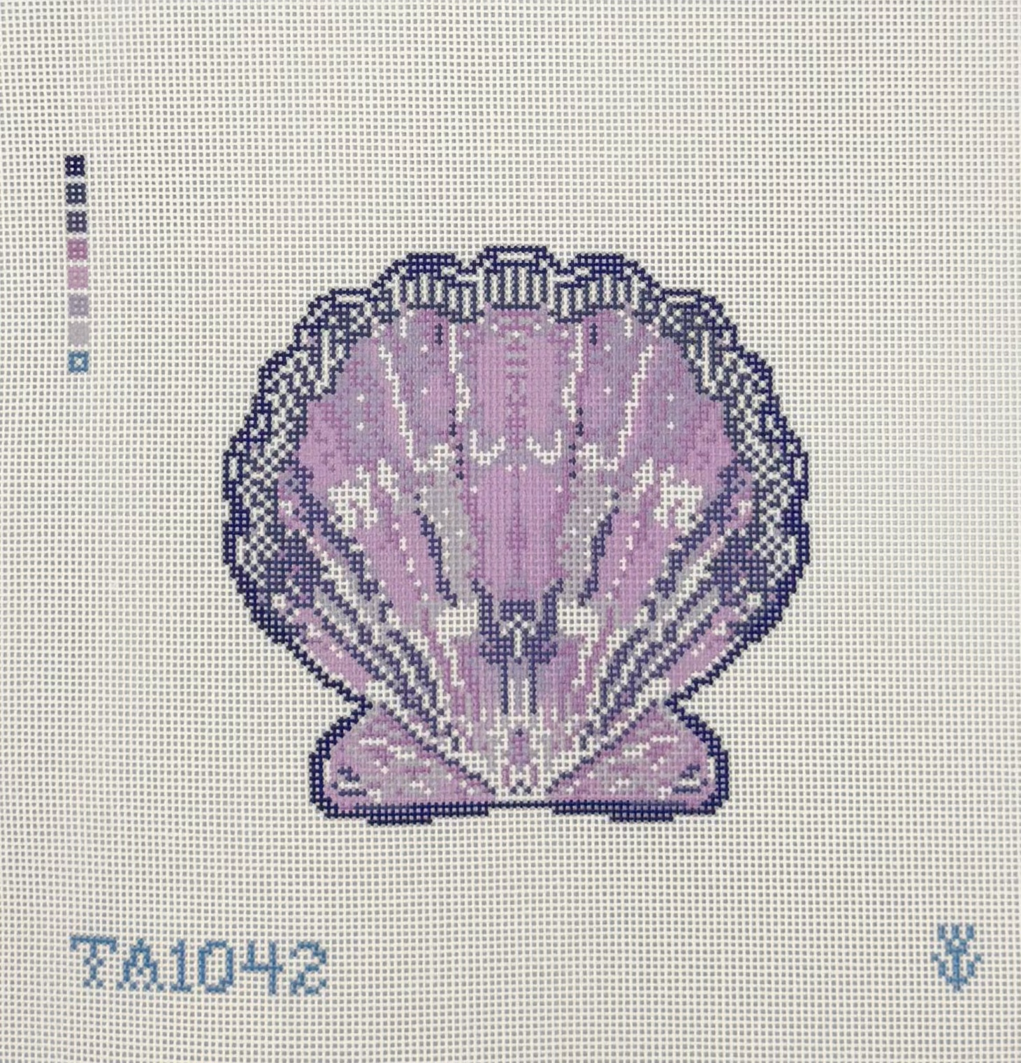 Scallop Lavender Canvas
