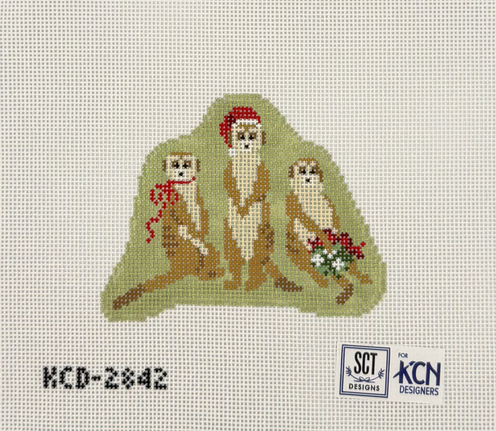Holiday Meerkats Canvas