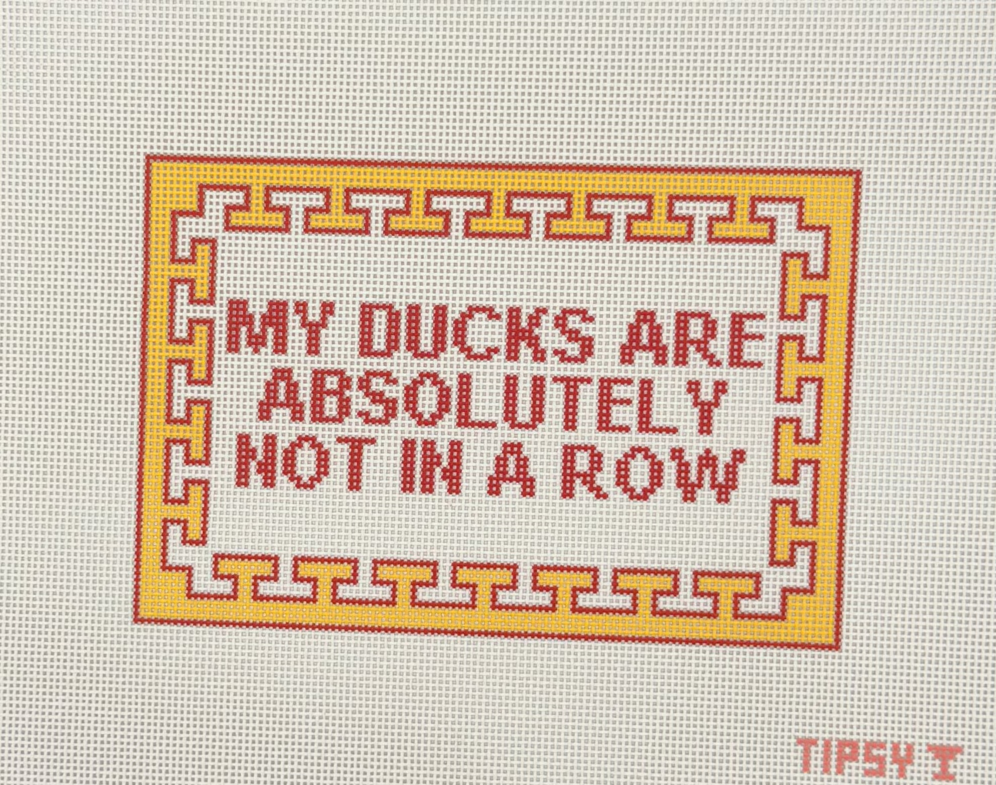 Ducks Not in a Row Canvas