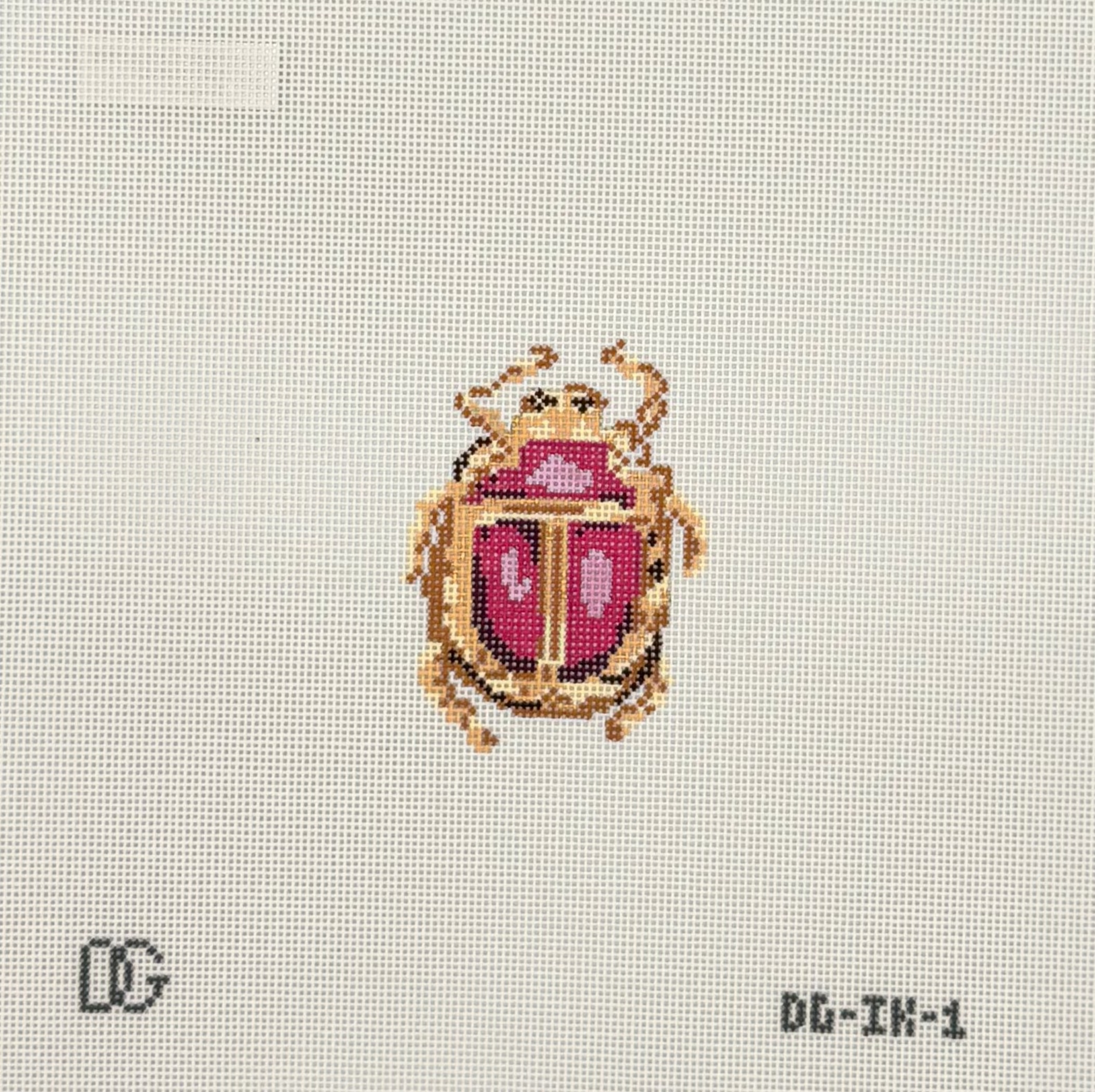 Scarab Collection - Fuscia Canvas