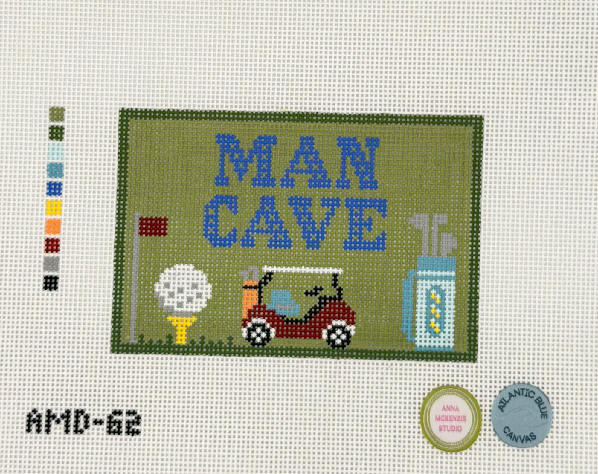 Man Cave Golf Canvas