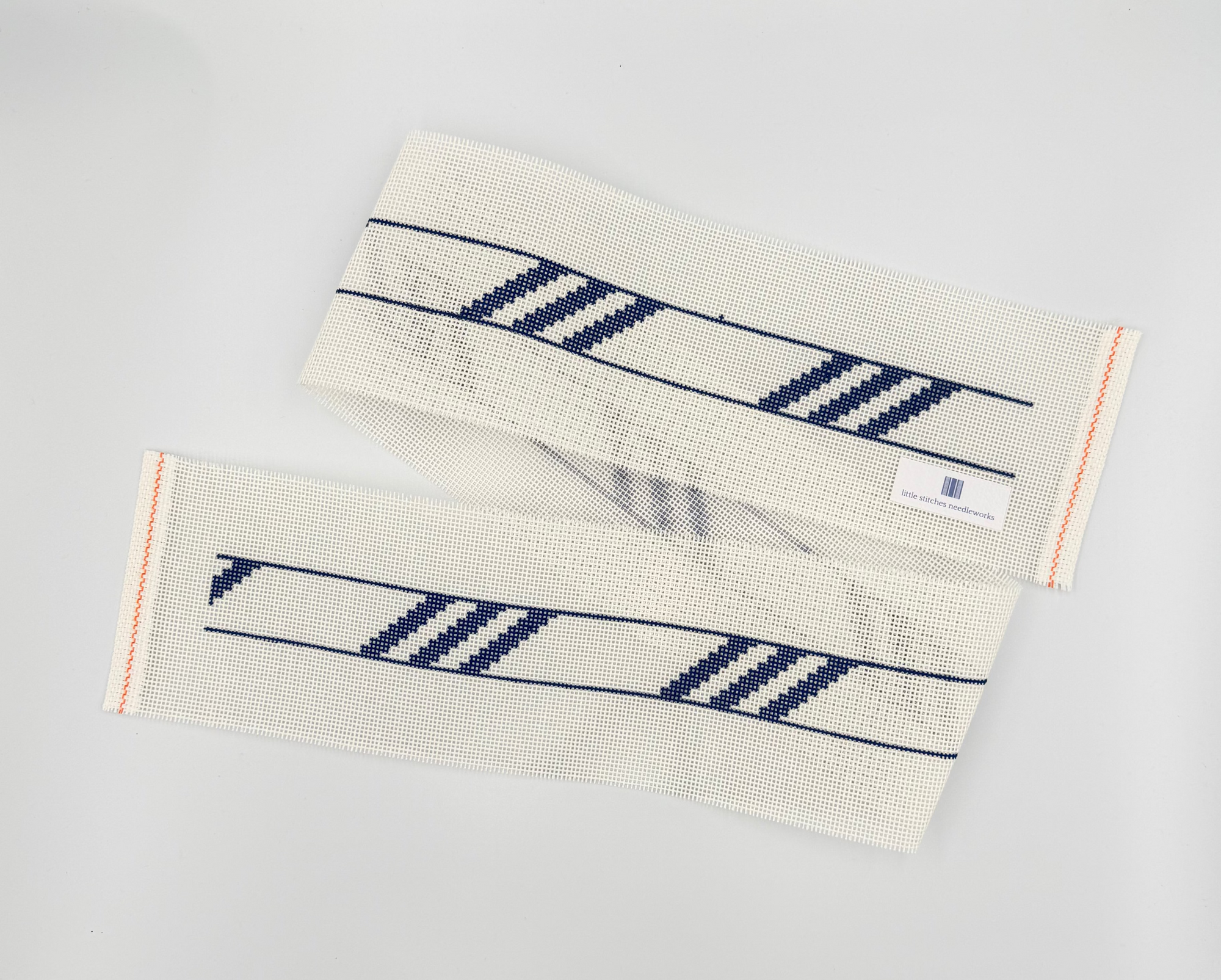 Blue Sport Stripe Belt Canvas
