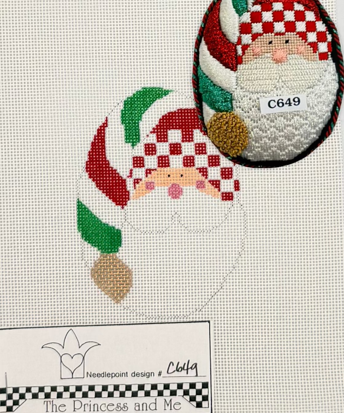 Santa's New Hat Canvas
