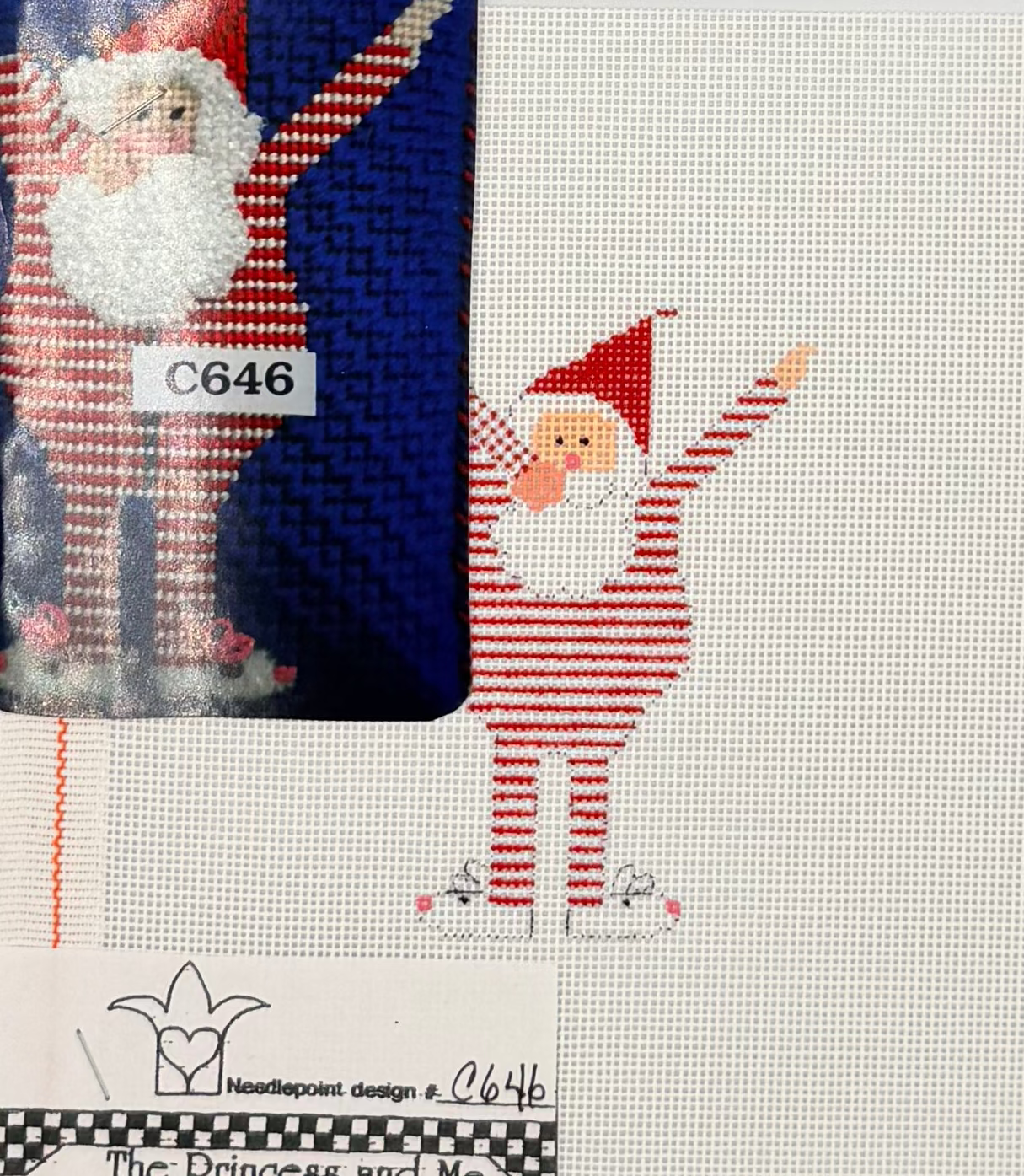 Sleepy Santa Canvas