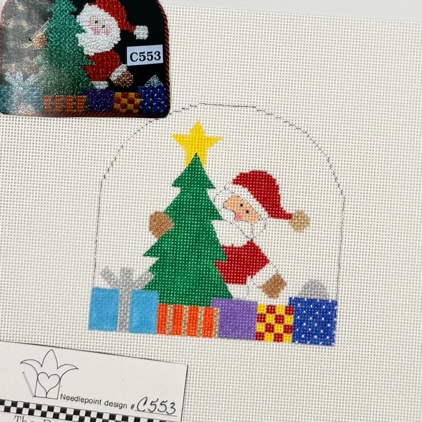 Xmas with Cameron and Mackenzie Canvas