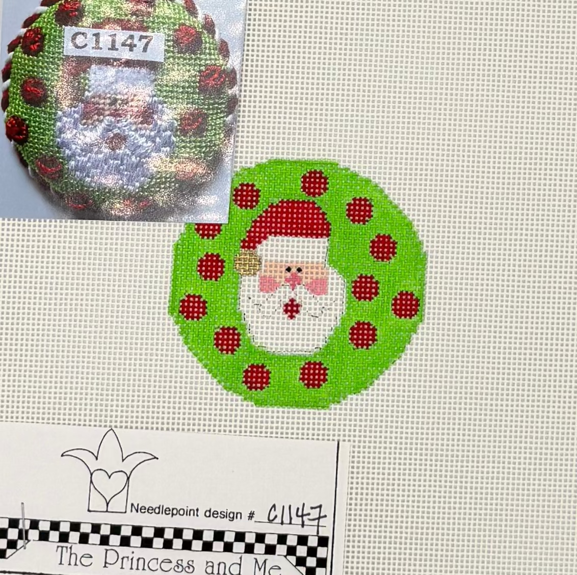 Bitty Santa Canvas