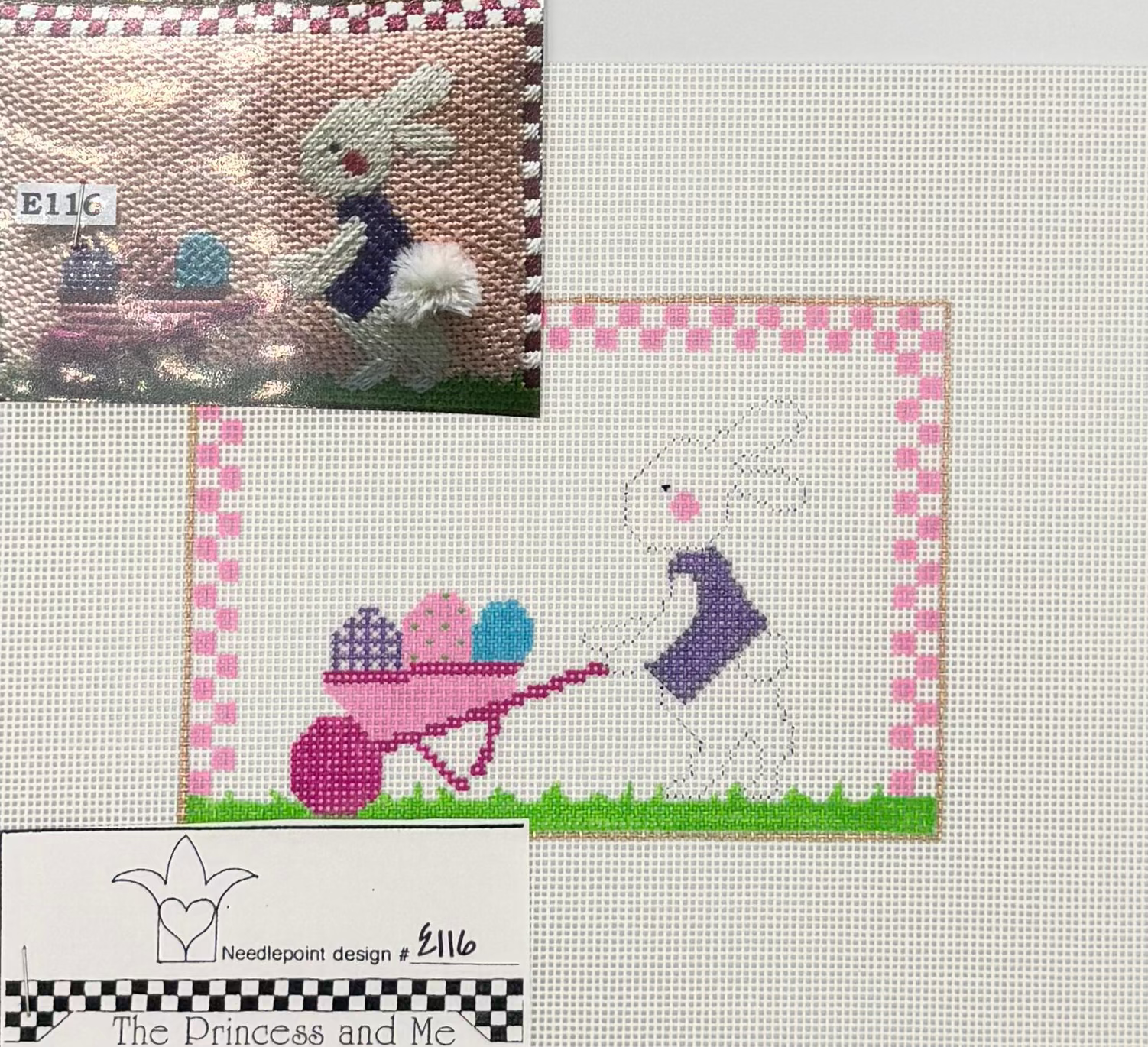 Pink Bunny Canvas