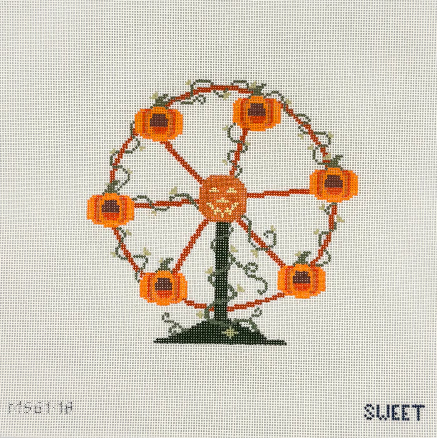 Pumpkin Ferris Wheel Canvas