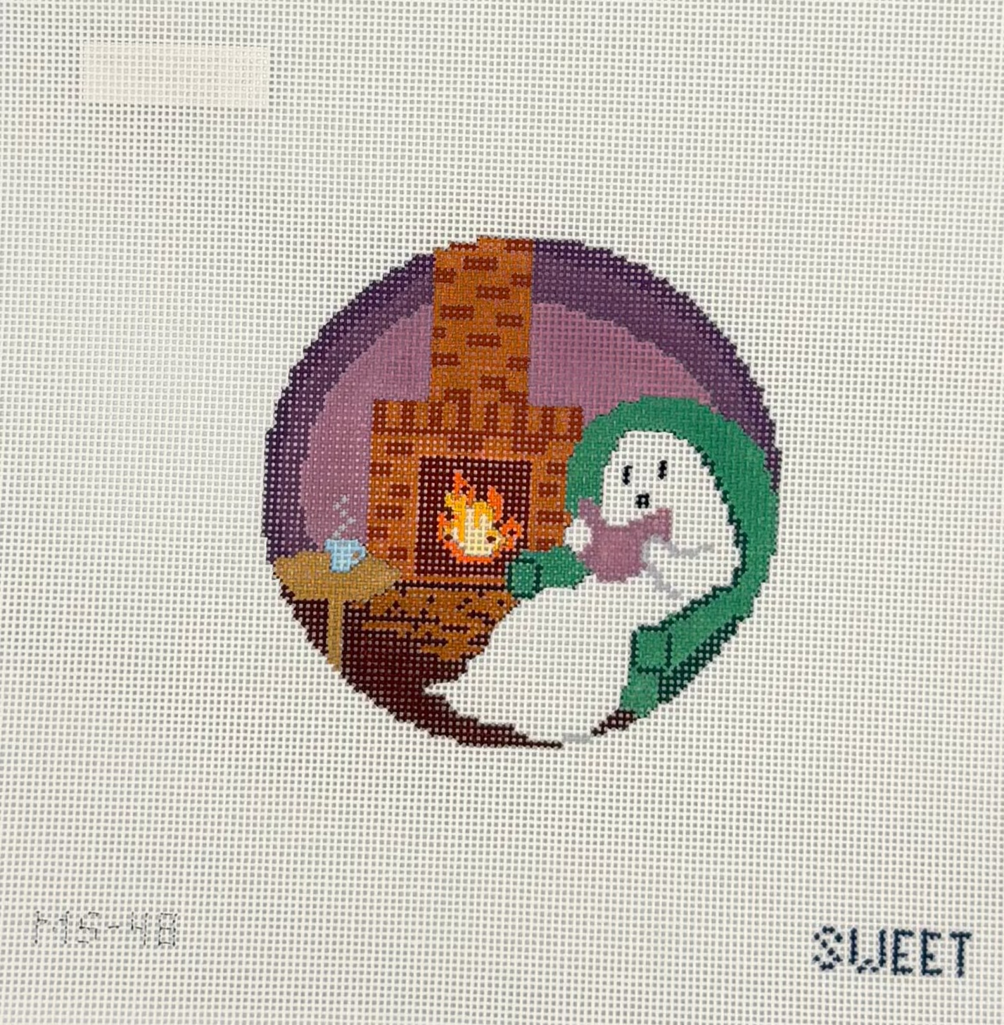 Ghost Reading Canvas