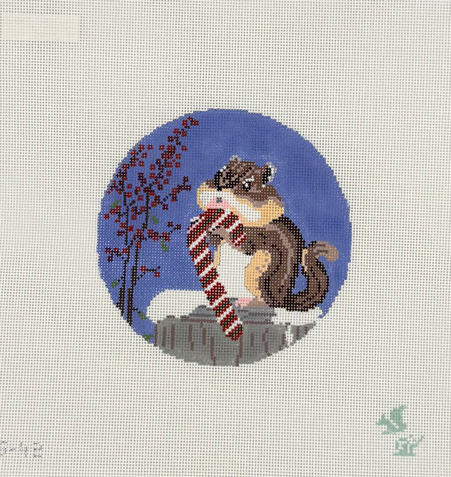 Winter Sweets Chipmunk Canvas
