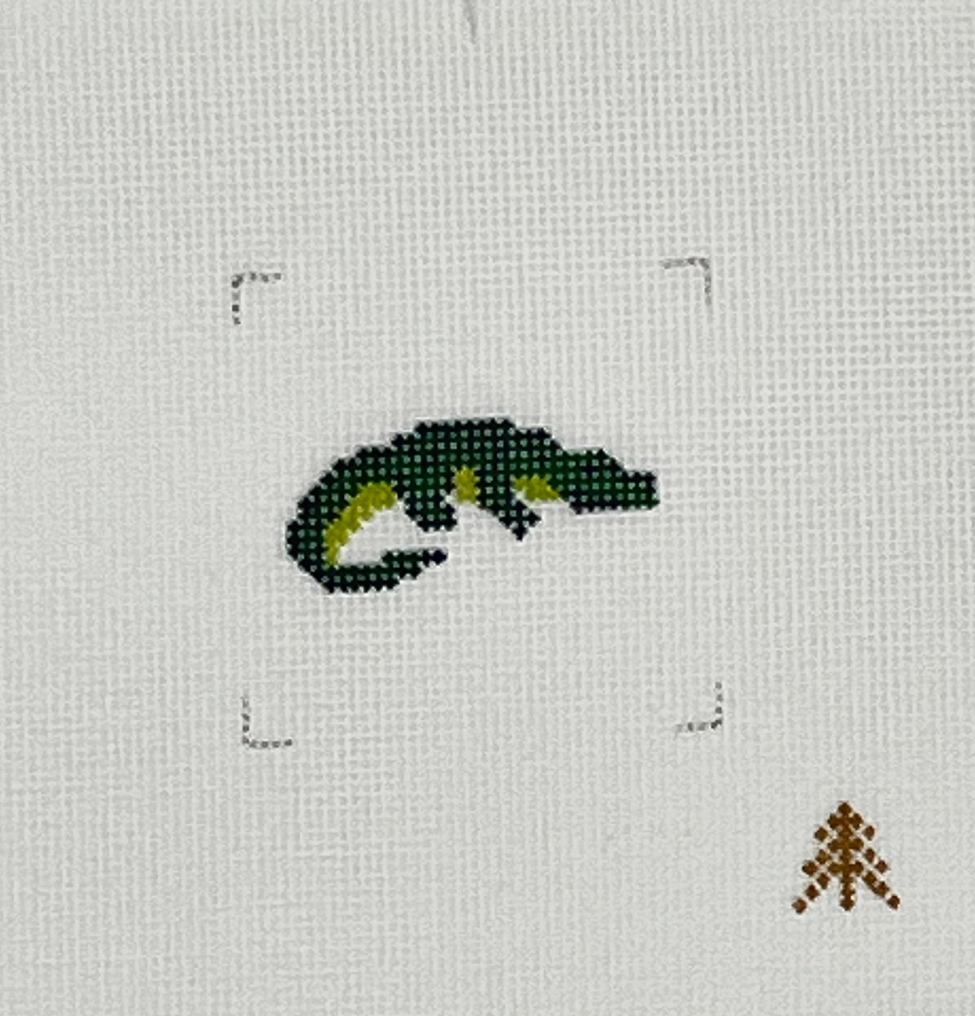 Alligator Coozie Insert Canvas