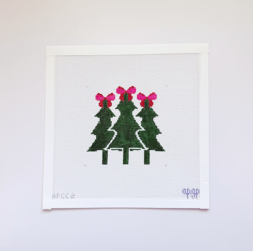 Christmas Tree Trio Canvas