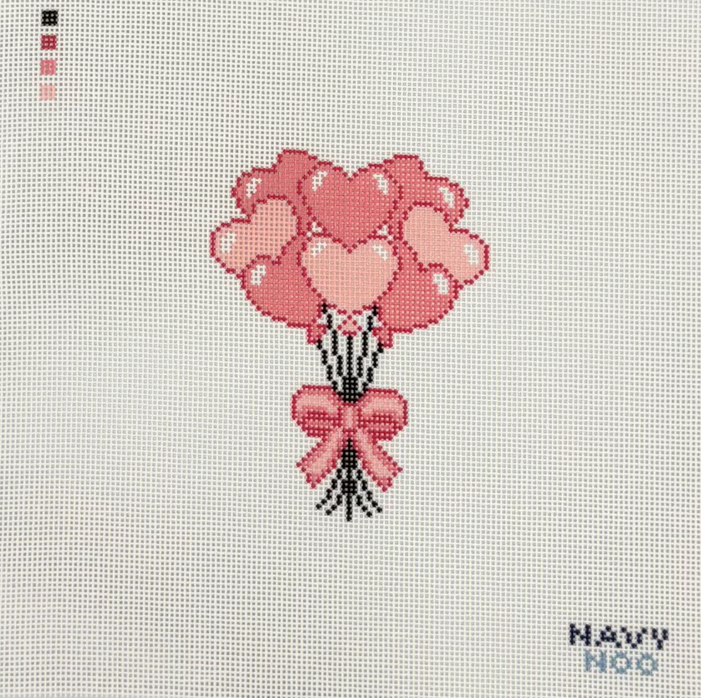 Bouquet of Hearts Canvas