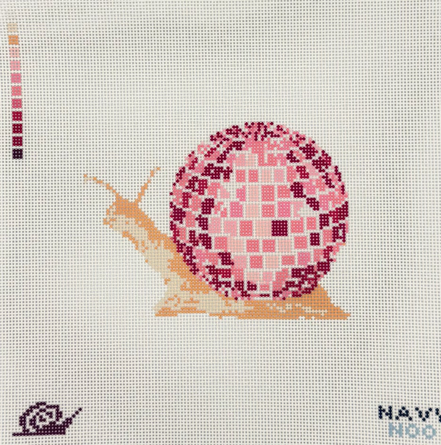 Disco Snail Canvas