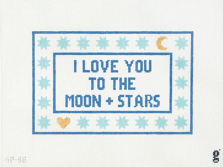 I Love You To...Blue Canvas