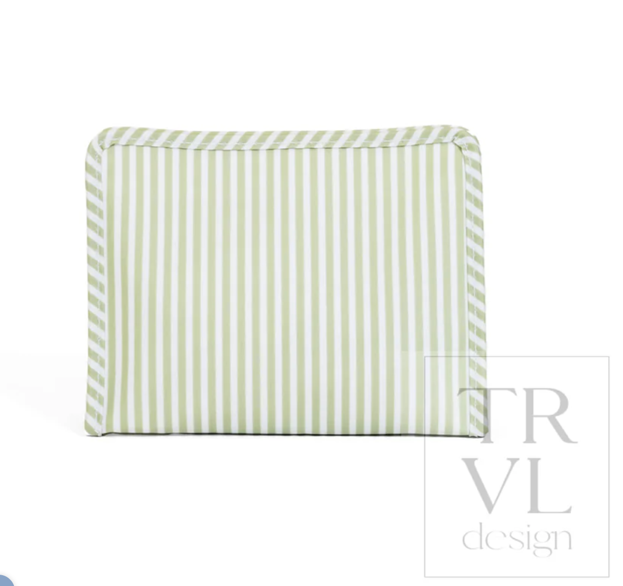 Roadie Medium Zip Pouch - Pimlico Stripe Sage