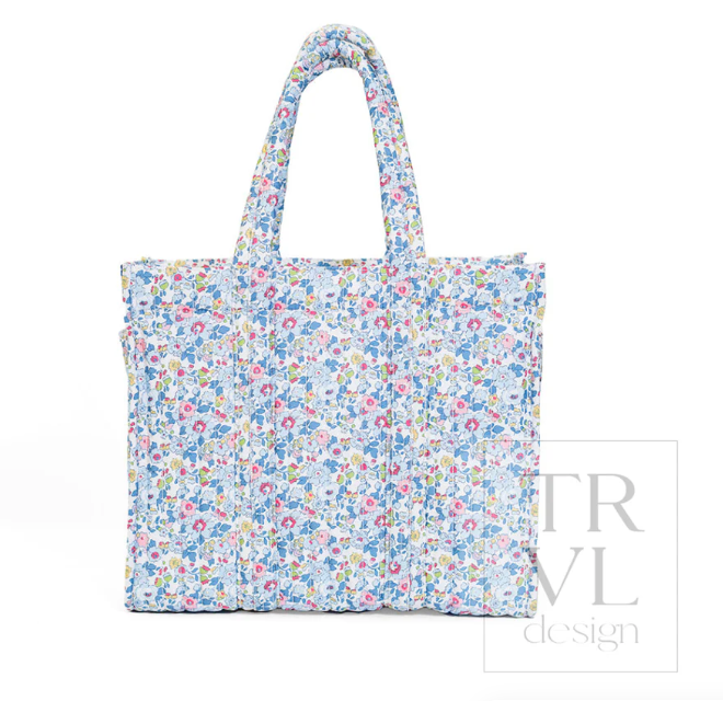 Quilted Go Go Tote - Bridgehampton Floral