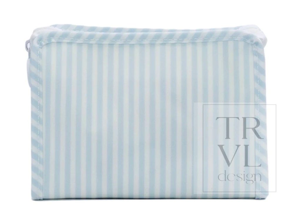 Roadie Small Zip Pouch - Pimlico Stripe Chambray