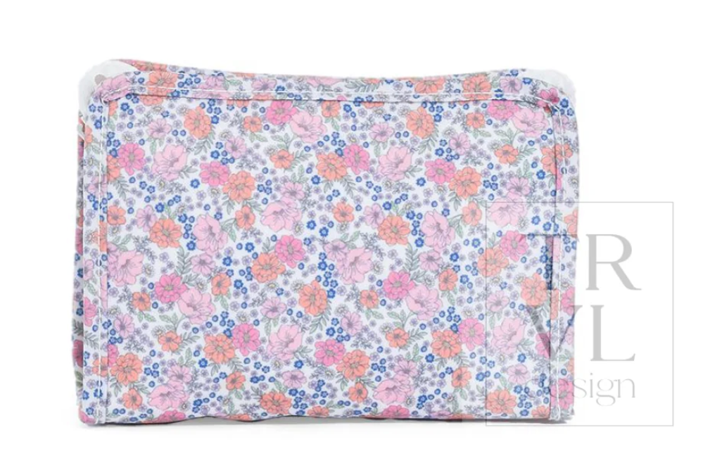 Roadie Small Zip Pouch - Garden Floral