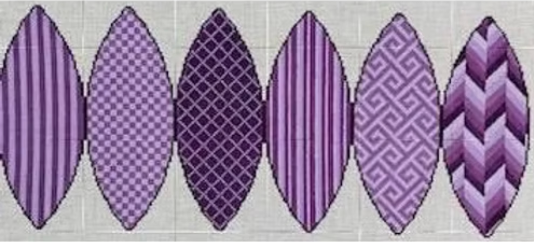 6 in Pumpkin Purples Canvas