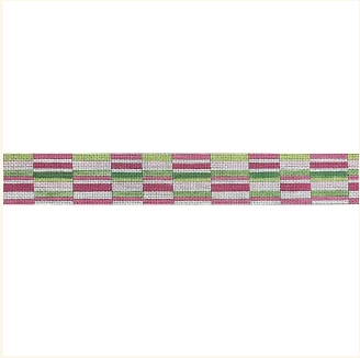 random stripes pinks and greens belt Canvas