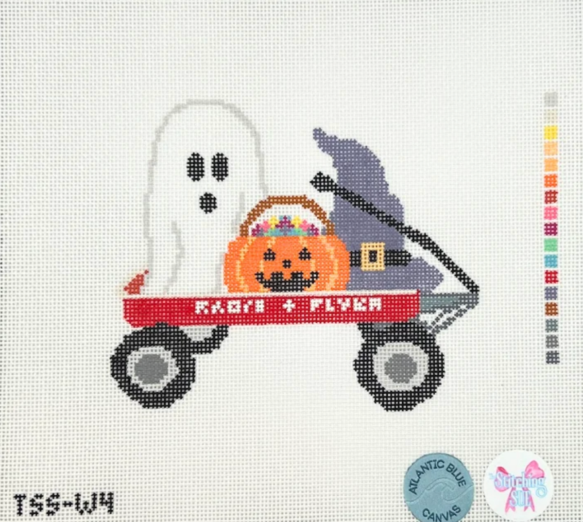 Halloween Wagon Canvas
