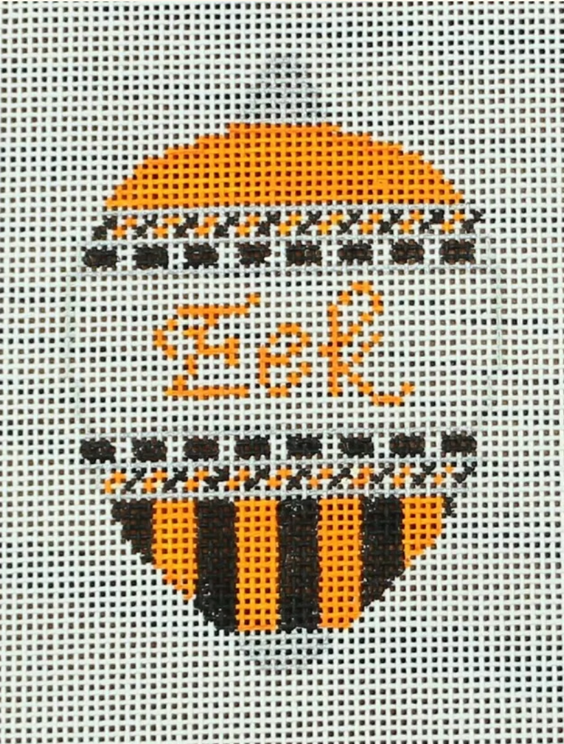 Bauble Eek Orange Black Canvas