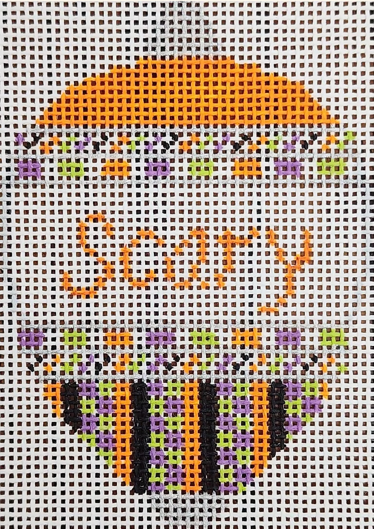 Bauble Scary Multi Color Canvas