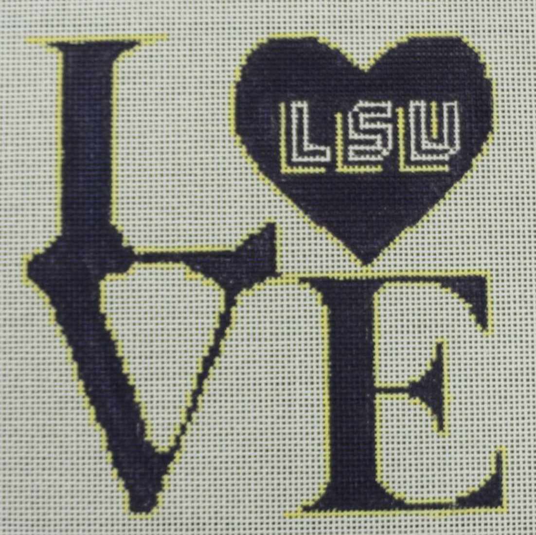 Love LSU Canvas