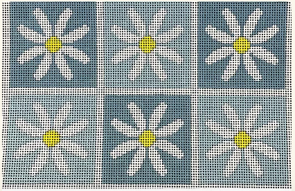 Daisy Clutch - Blues Canvas
