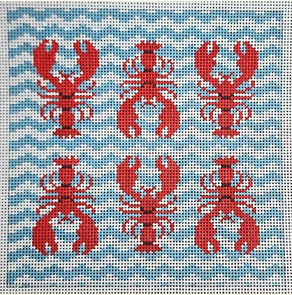 Lobster Waves Canvas