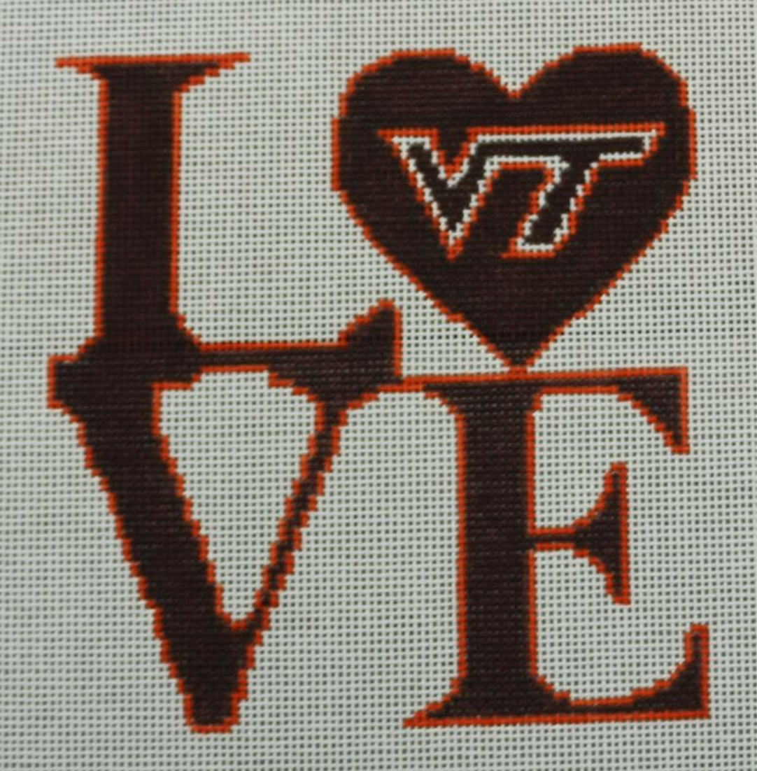 Love Virginia Tech Canvas