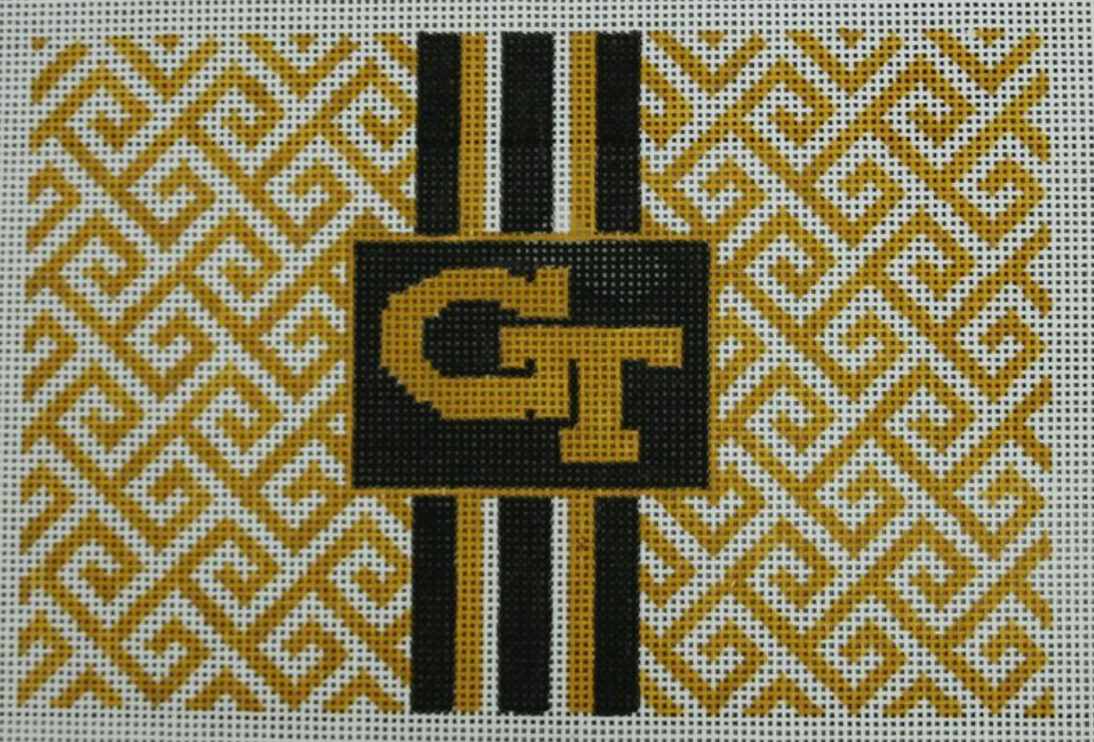 Georgia Tech Clutch Canvas