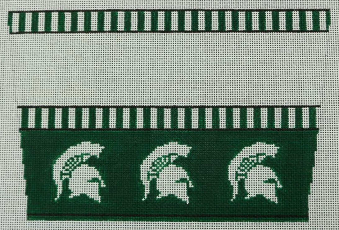 Stocking Cuff - Michigan State Canvas