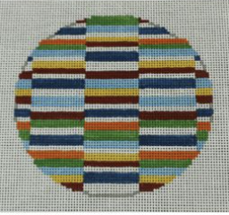 multicolor block ornament Canvas